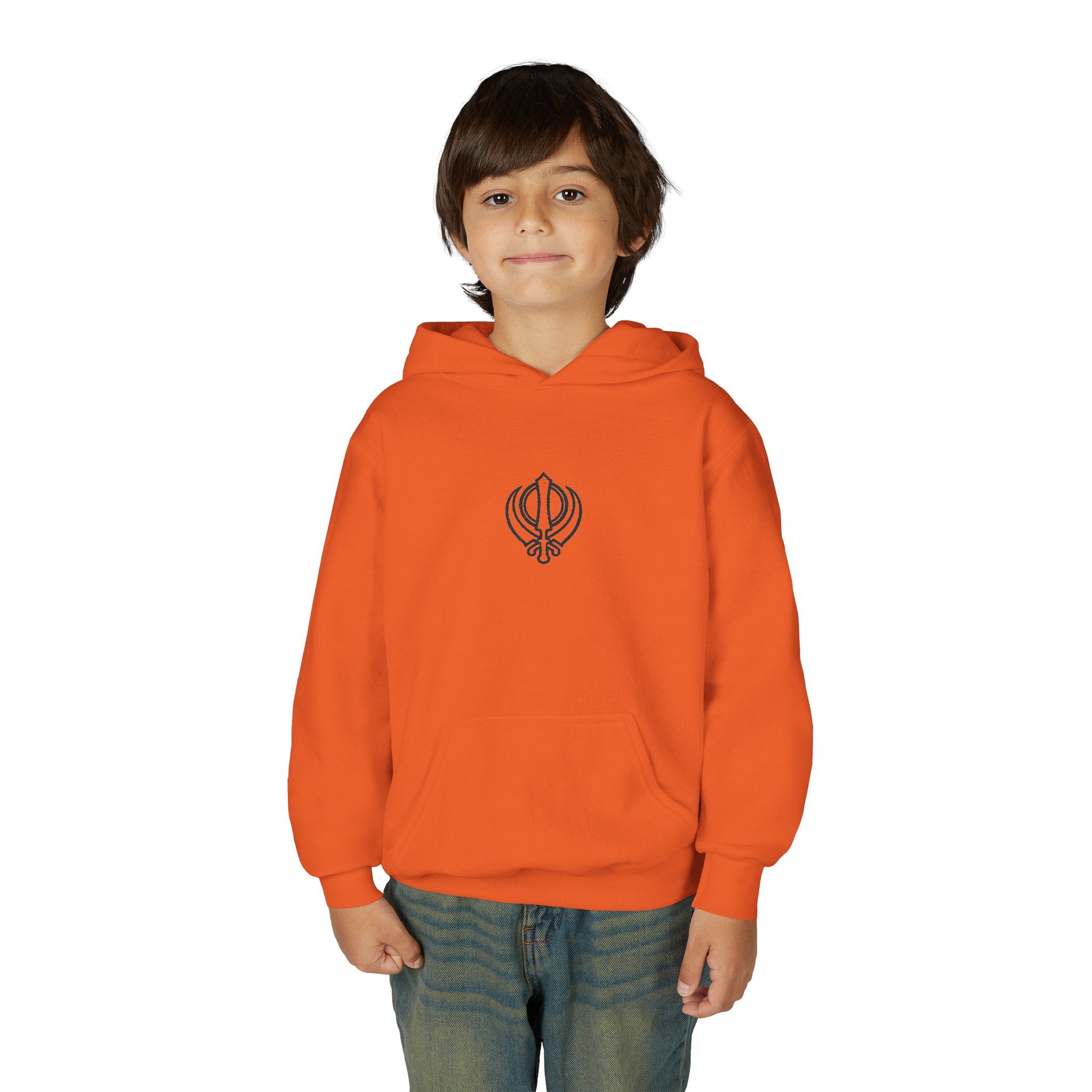 Embroidered Junior Khanda Hoodie