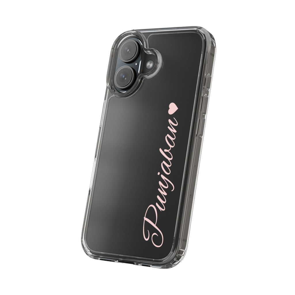 Punjaban clear phone case