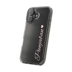 Punjaban clear phone case