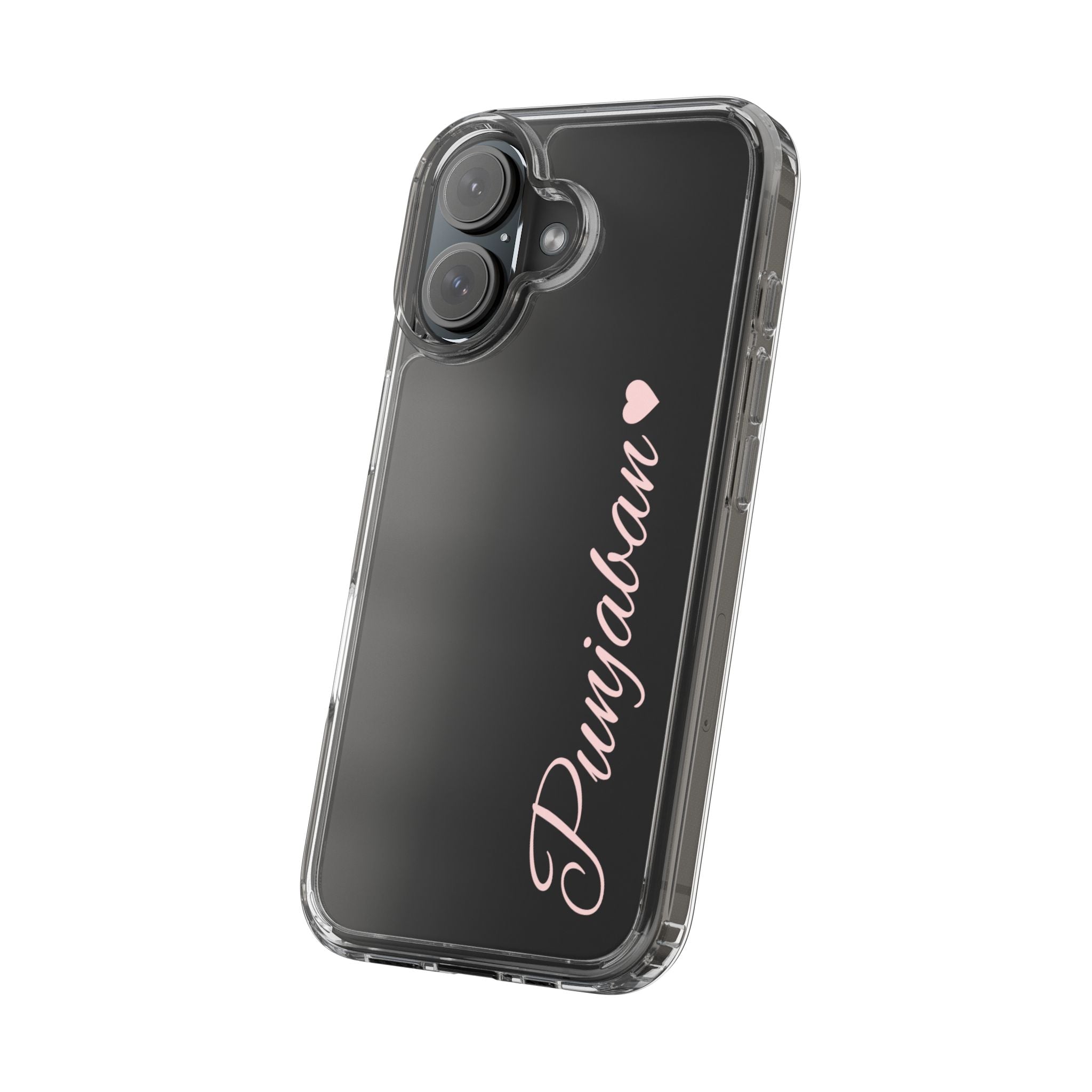 Punjaban clear phone case
