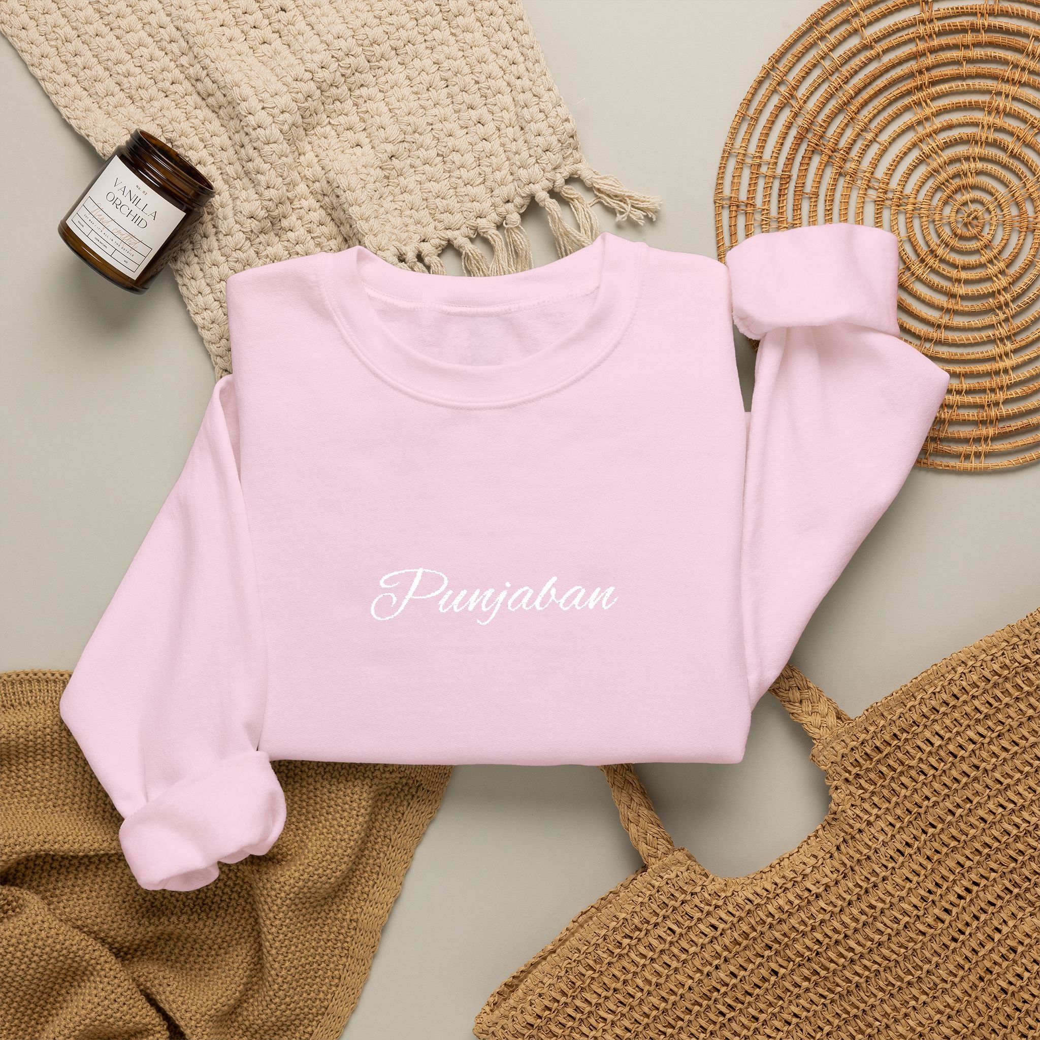 Embroidered Punjaban Sweatshirt