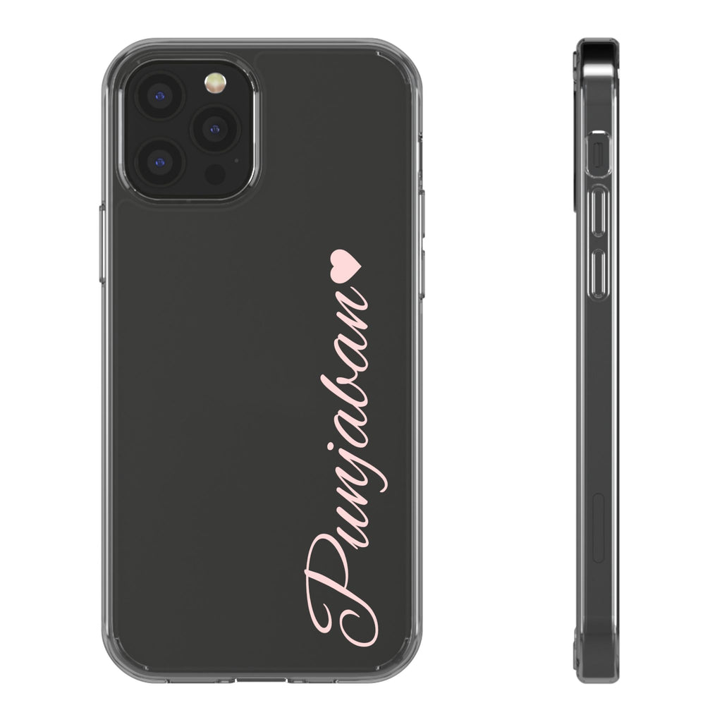 Punjaban clear phone case