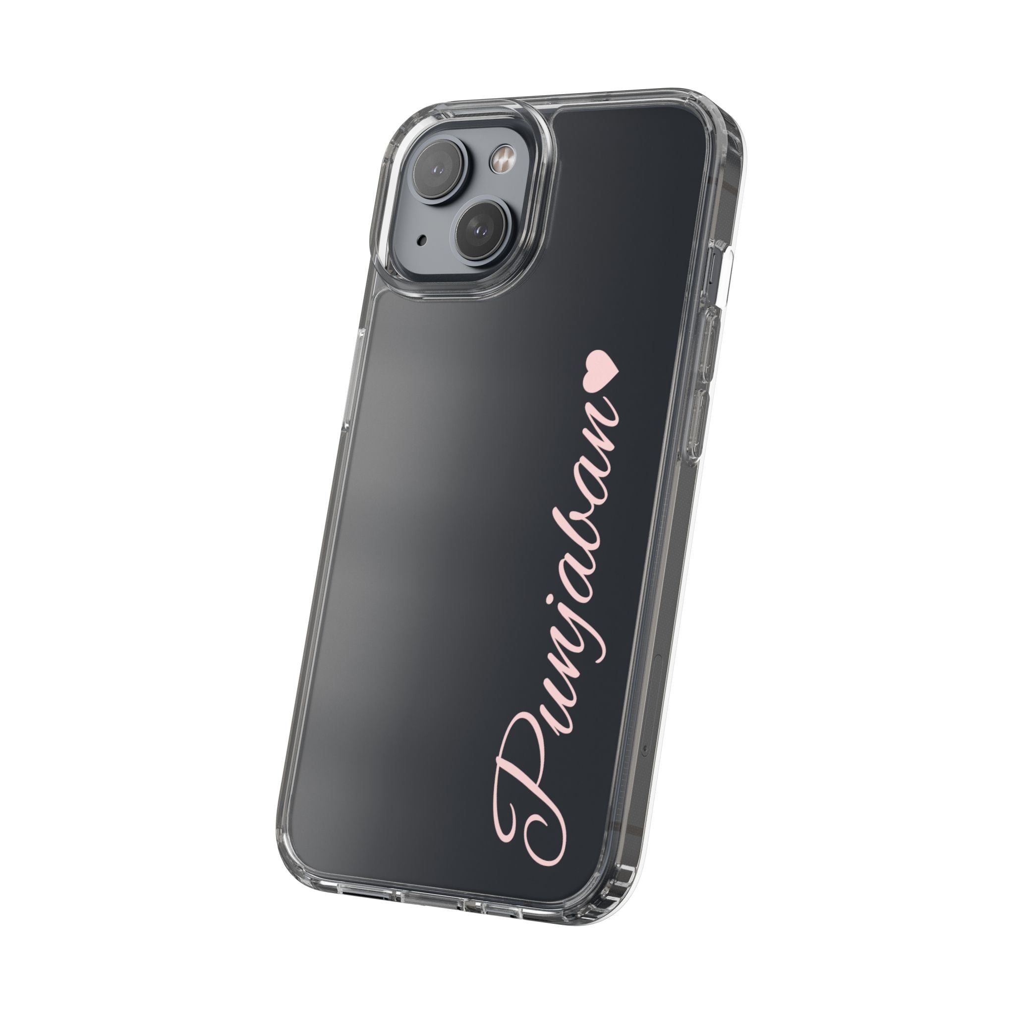 Punjaban clear phone case