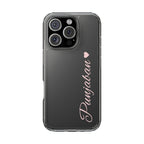 Punjaban clear phone case