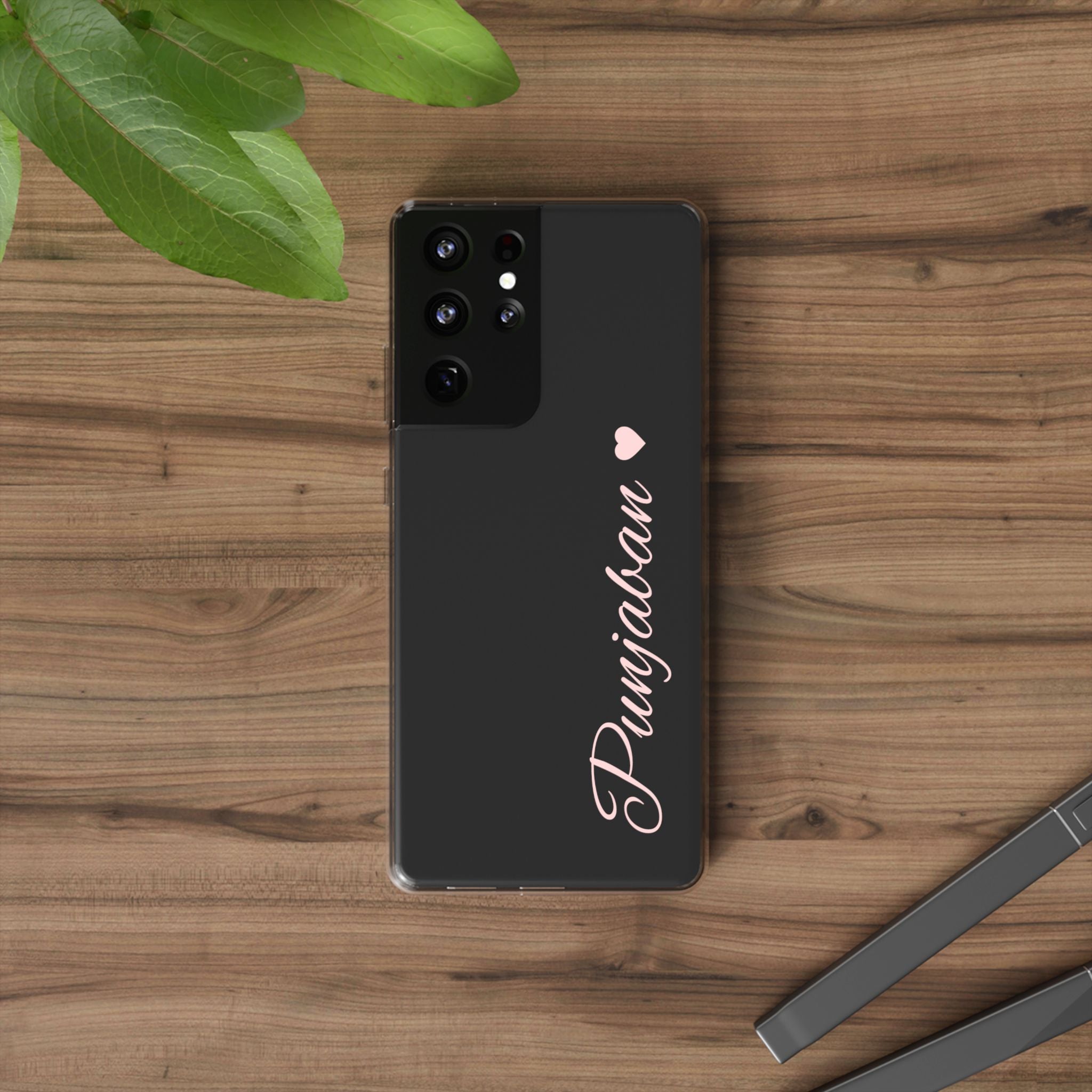 Punjaban clear phone case