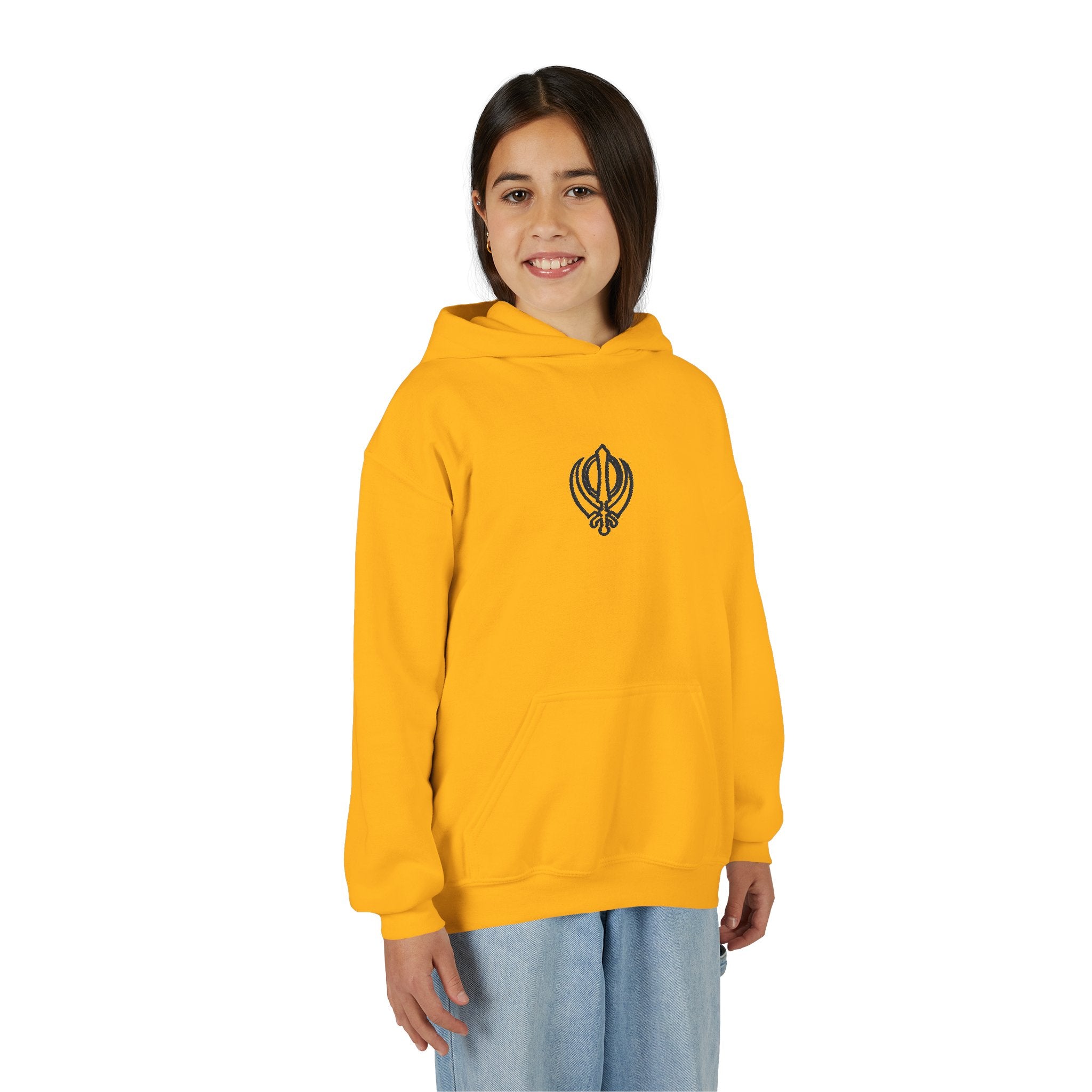 Embroidered Junior Khanda Hoodie