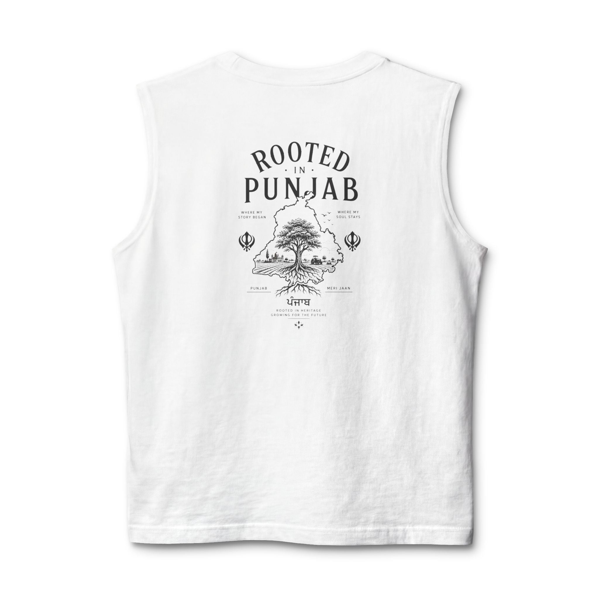 Mens "Rooted in Punjab" Tank