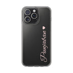 Punjaban clear phone case