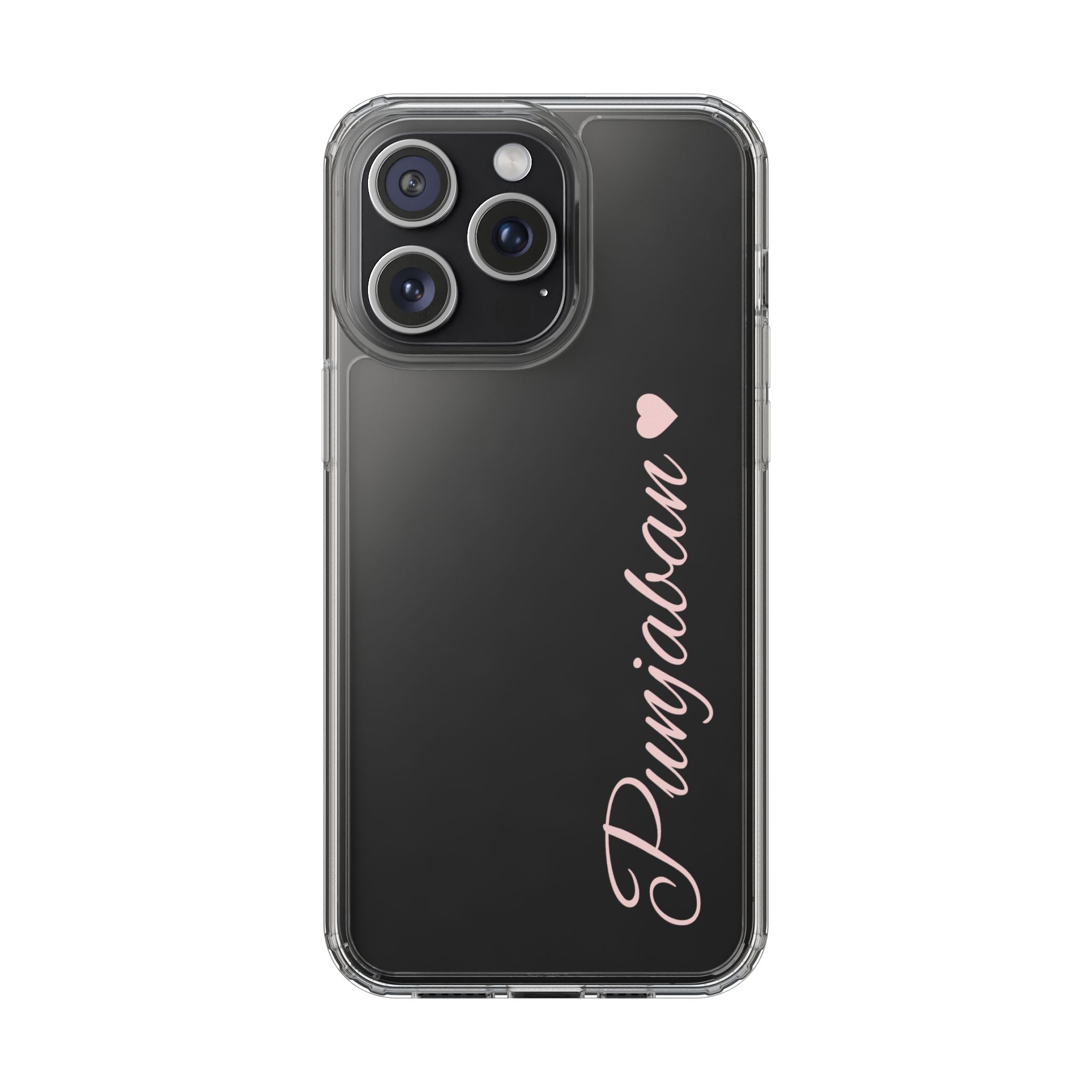 Punjaban clear phone case