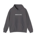 Embroidered "Singh is king" hoodie