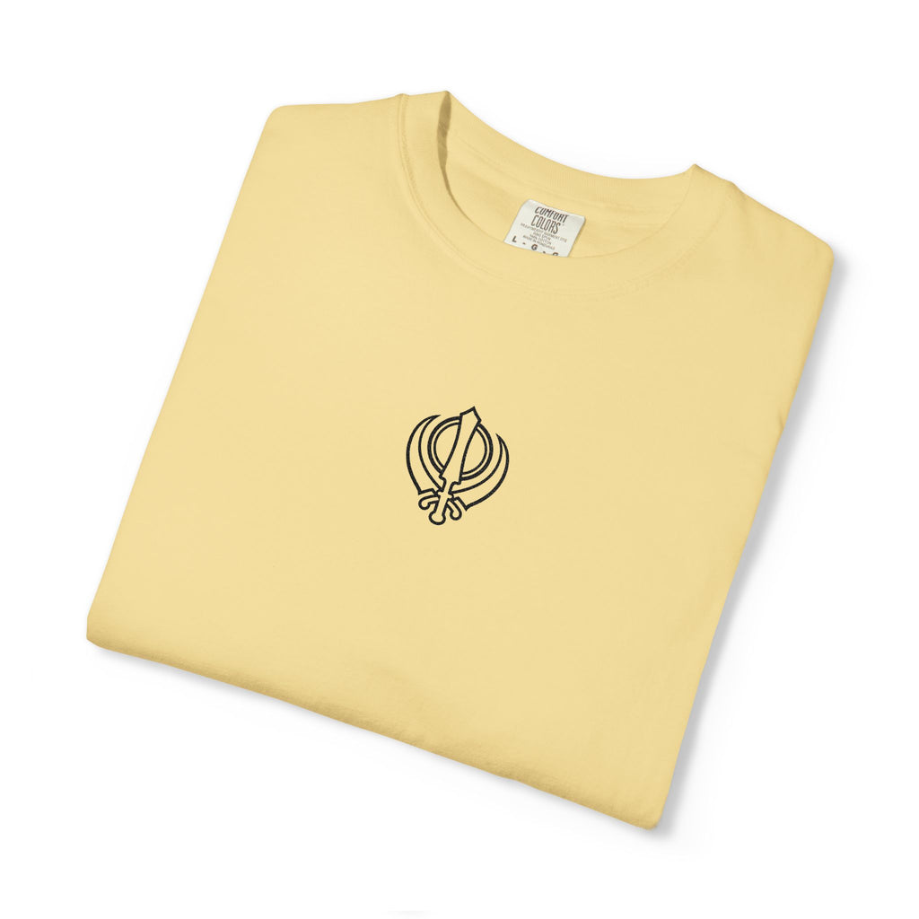 Embroidered Khanda unisex T Shirt