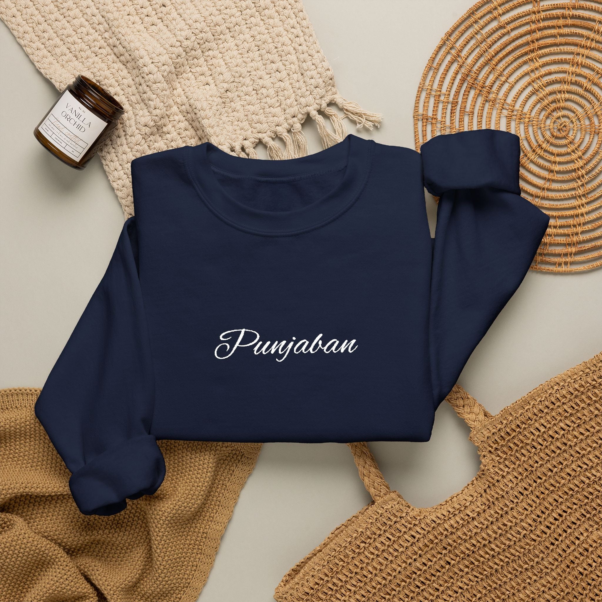 Embroidered Punjaban Sweatshirt