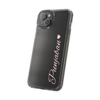 Punjaban clear phone case