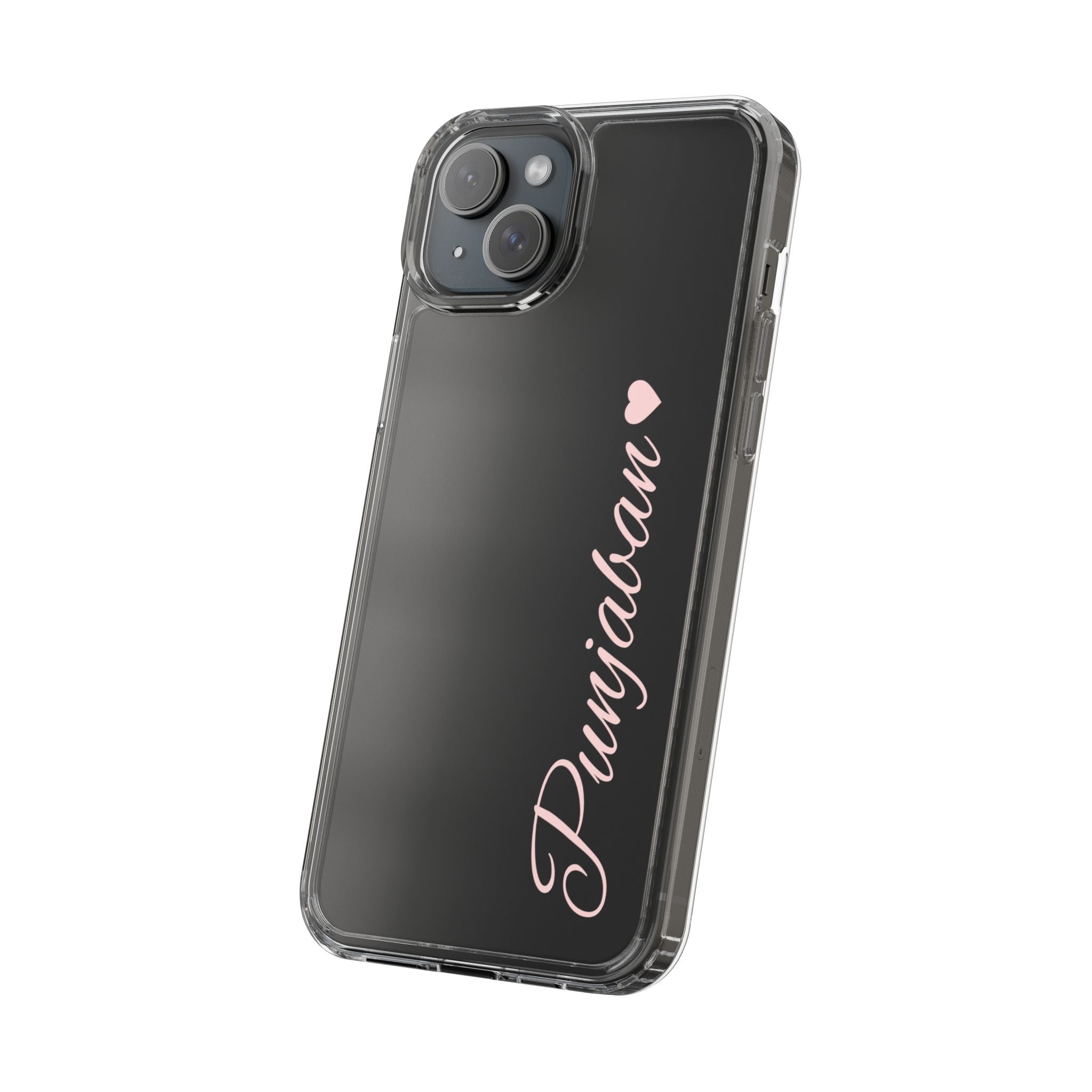 Punjaban clear phone case