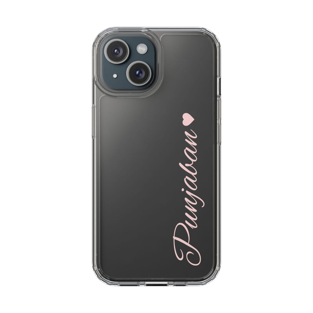 Punjaban clear phone case