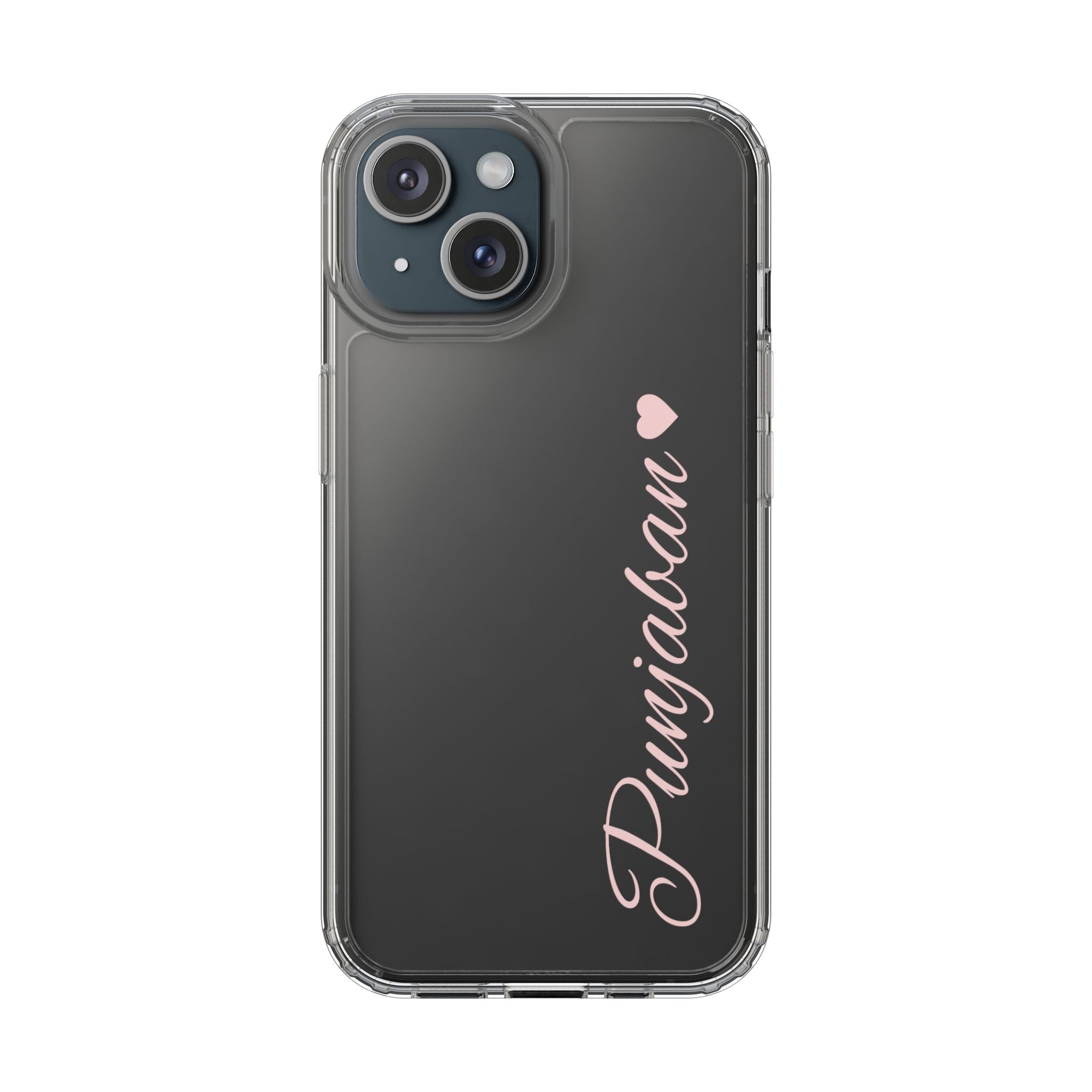 Punjaban clear phone case