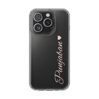Punjaban clear phone case
