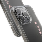 Punjaban clear phone case
