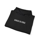 Embroidered "Singh is king" hoodie