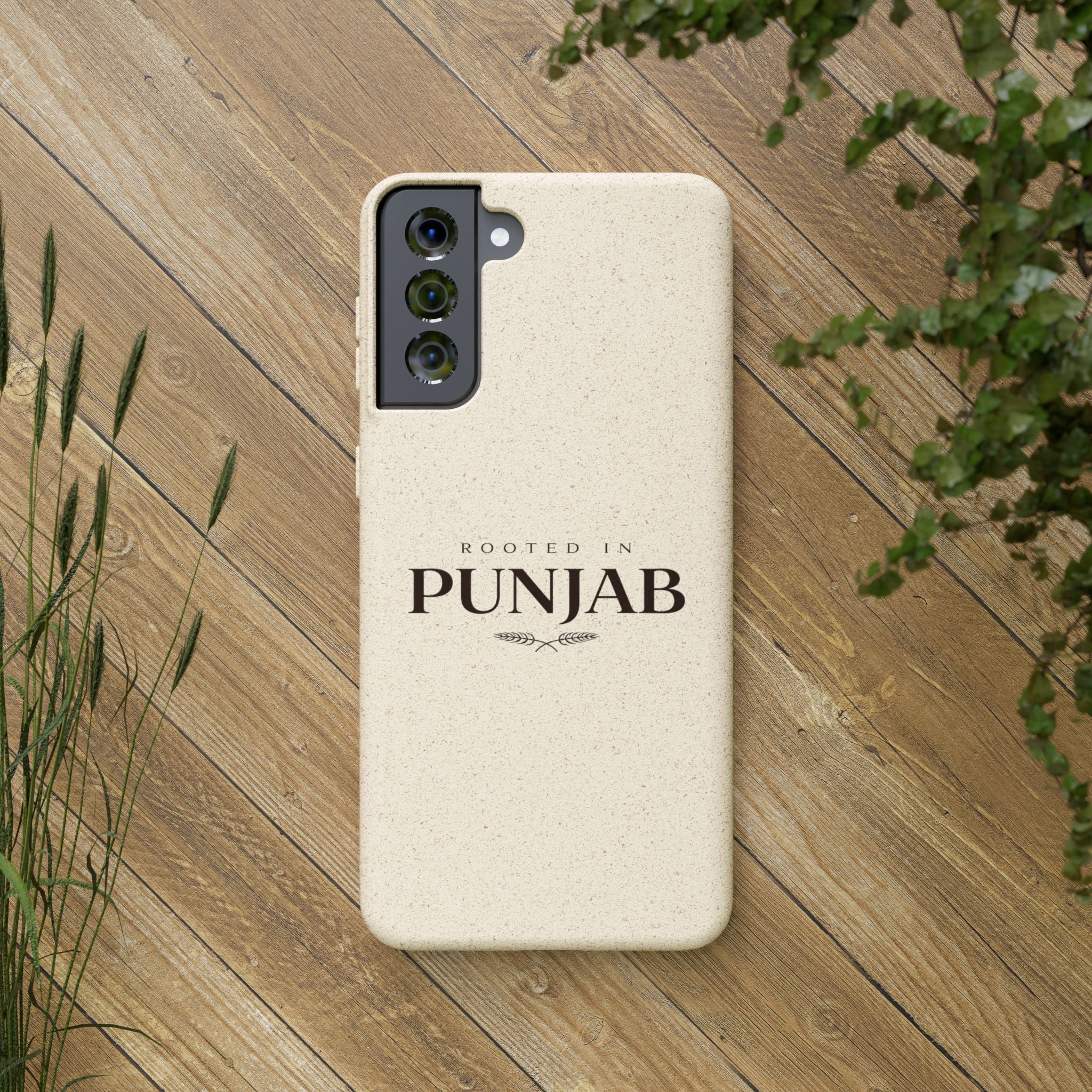 Rooted In Punjab Biodegradable Phone Case