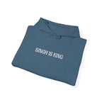 Embroidered "Singh is king" hoodie
