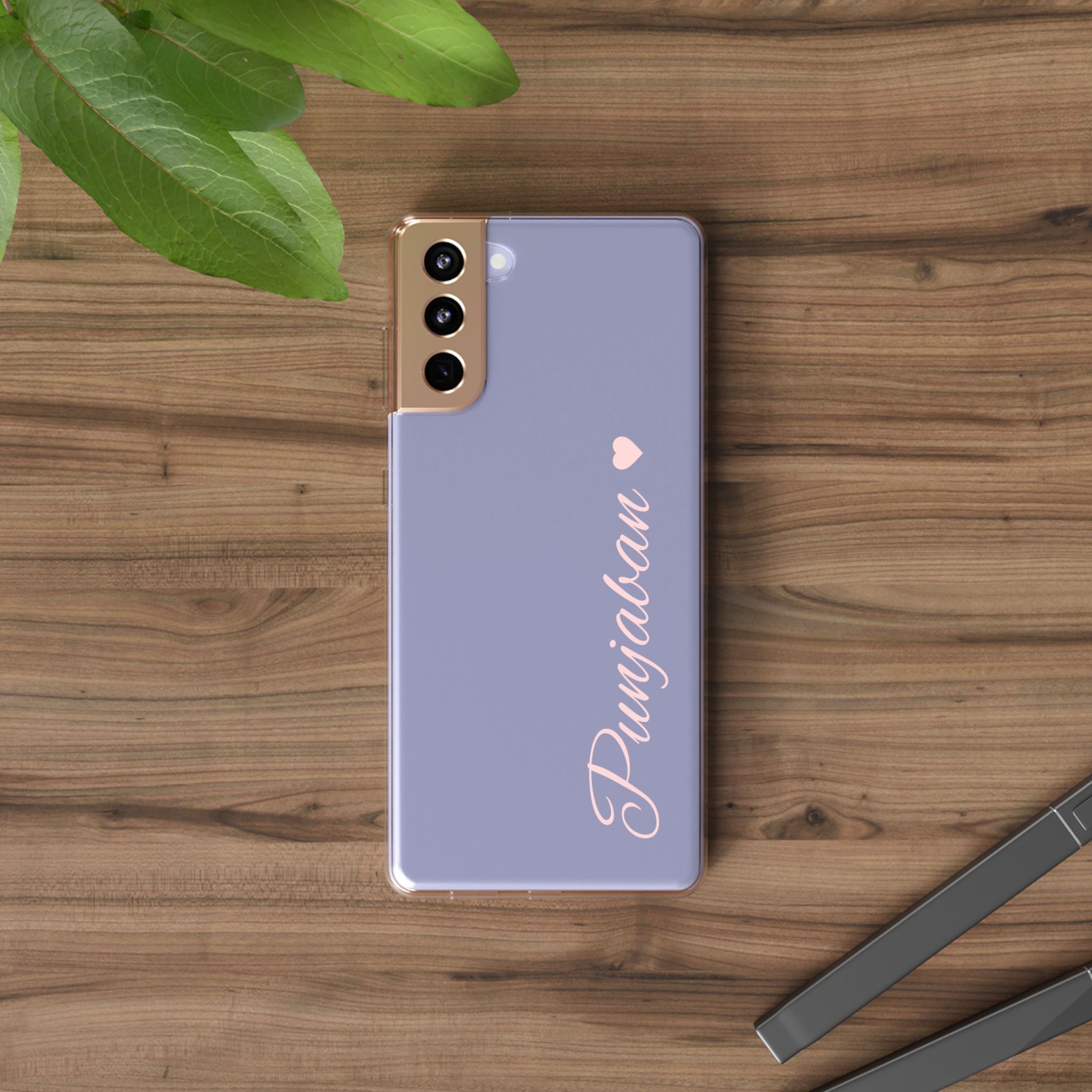 Punjaban clear phone case
