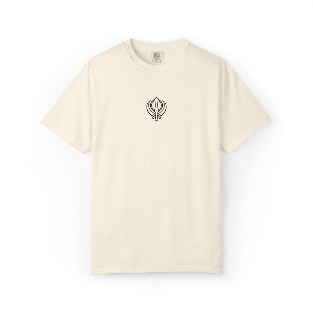Embroidered Khanda unisex T Shirt