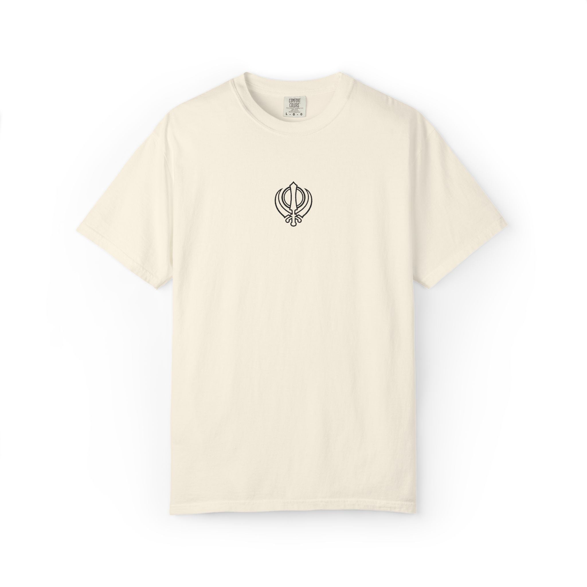 Embroidered Khanda unisex T Shirt