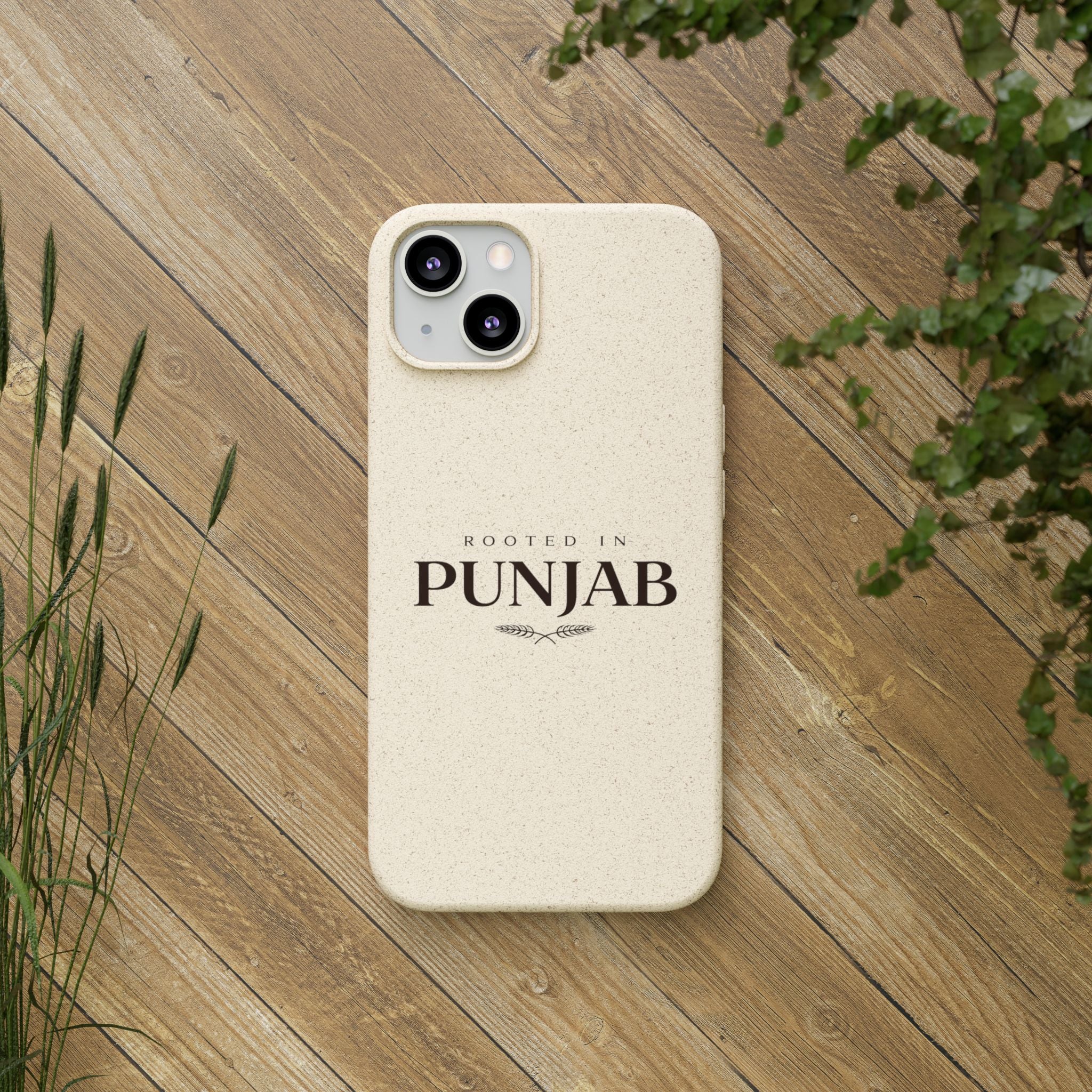 Rooted In Punjab Biodegradable Phone Case