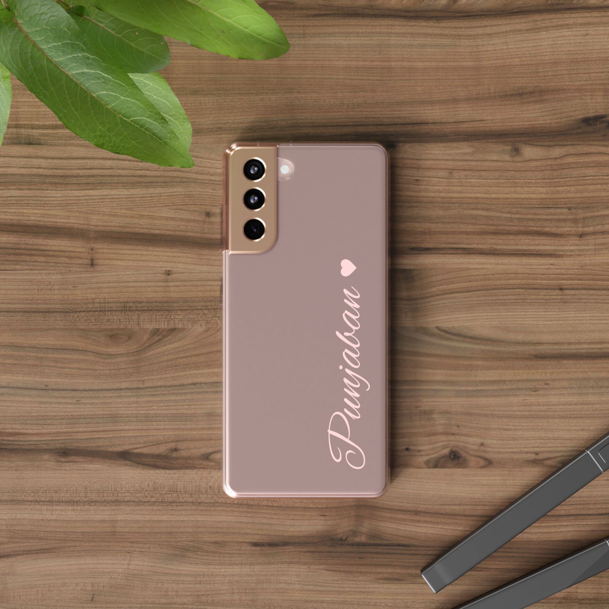 Punjaban clear phone case