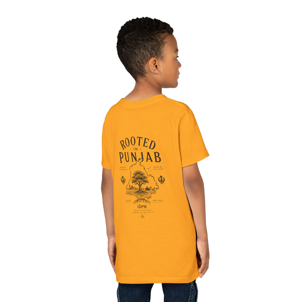 Junior "Rooted in Punjab" T shirt