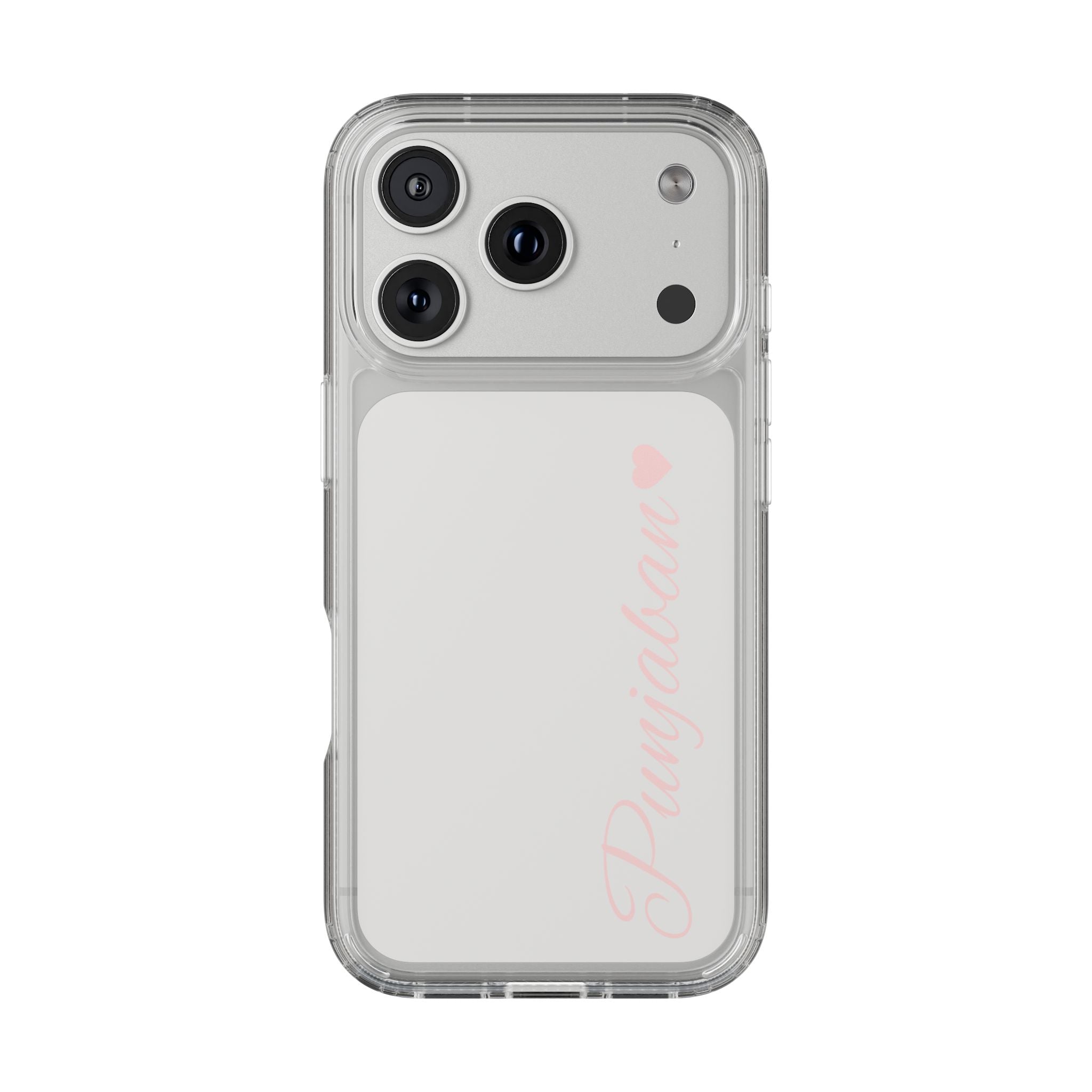 Punjaban clear phone case