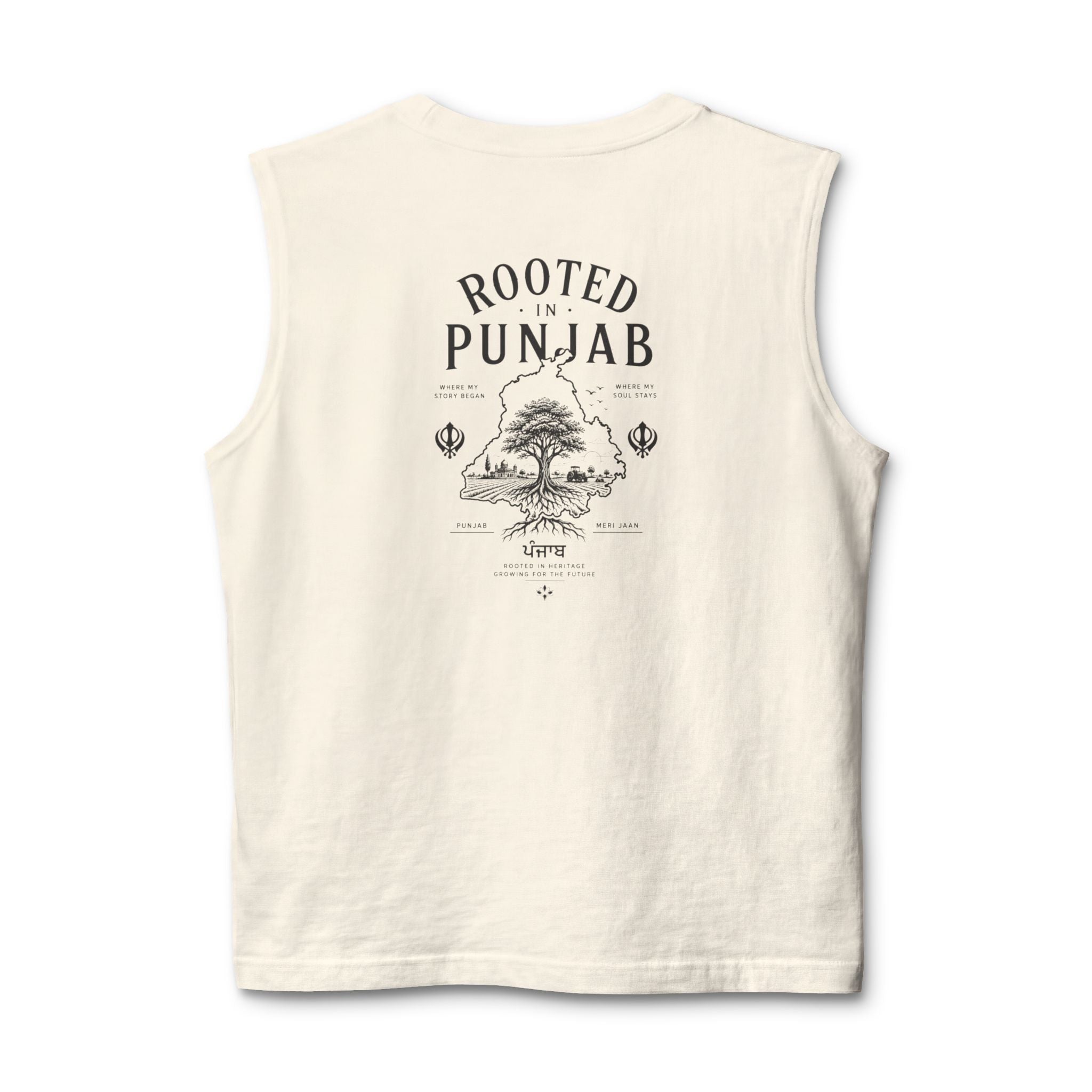 Mens "Rooted in Punjab" Tank