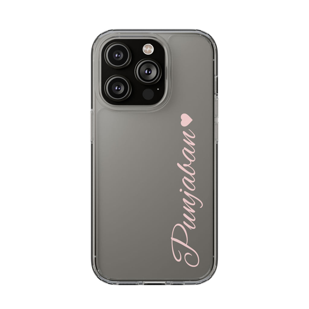 Punjaban clear phone case
