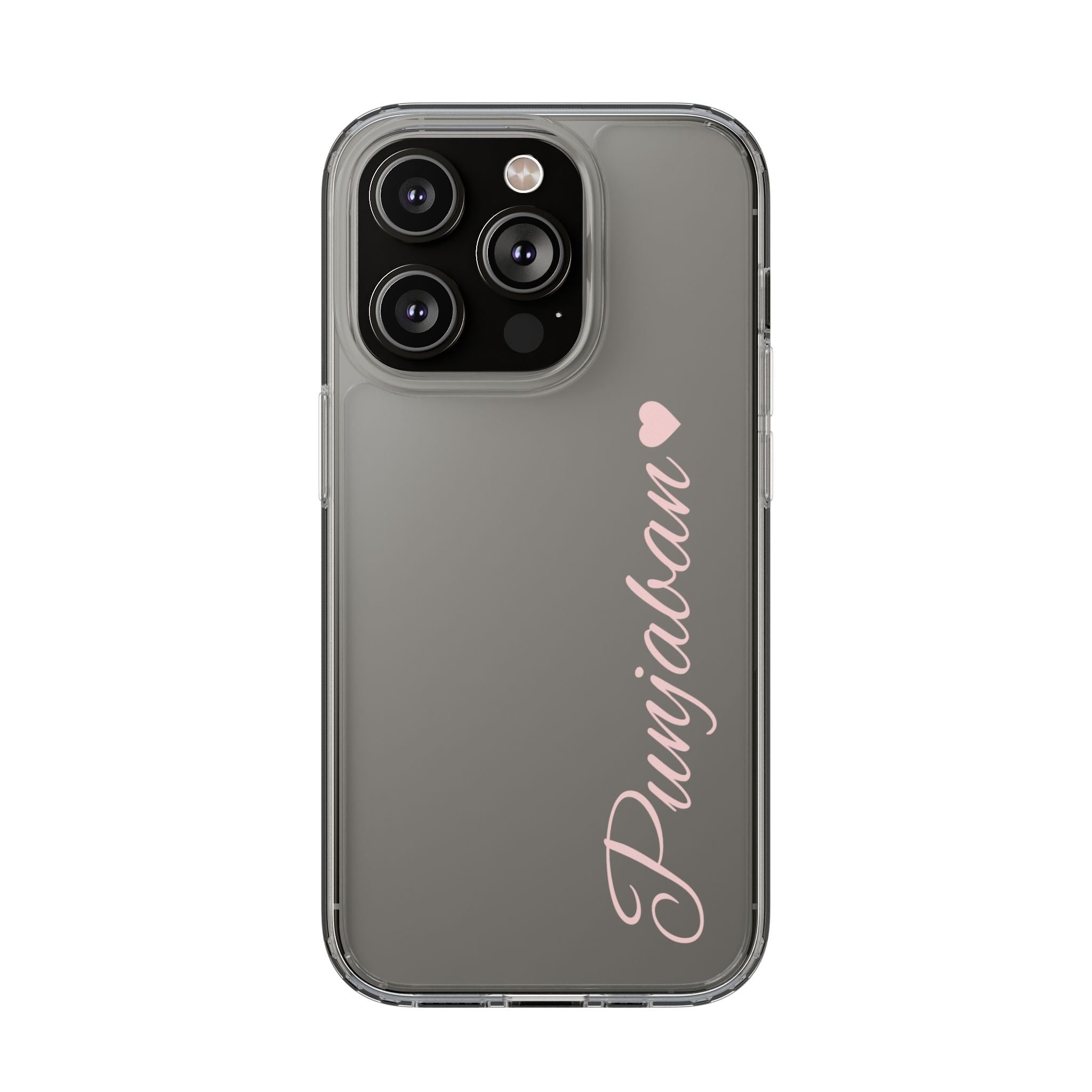Punjaban clear phone case