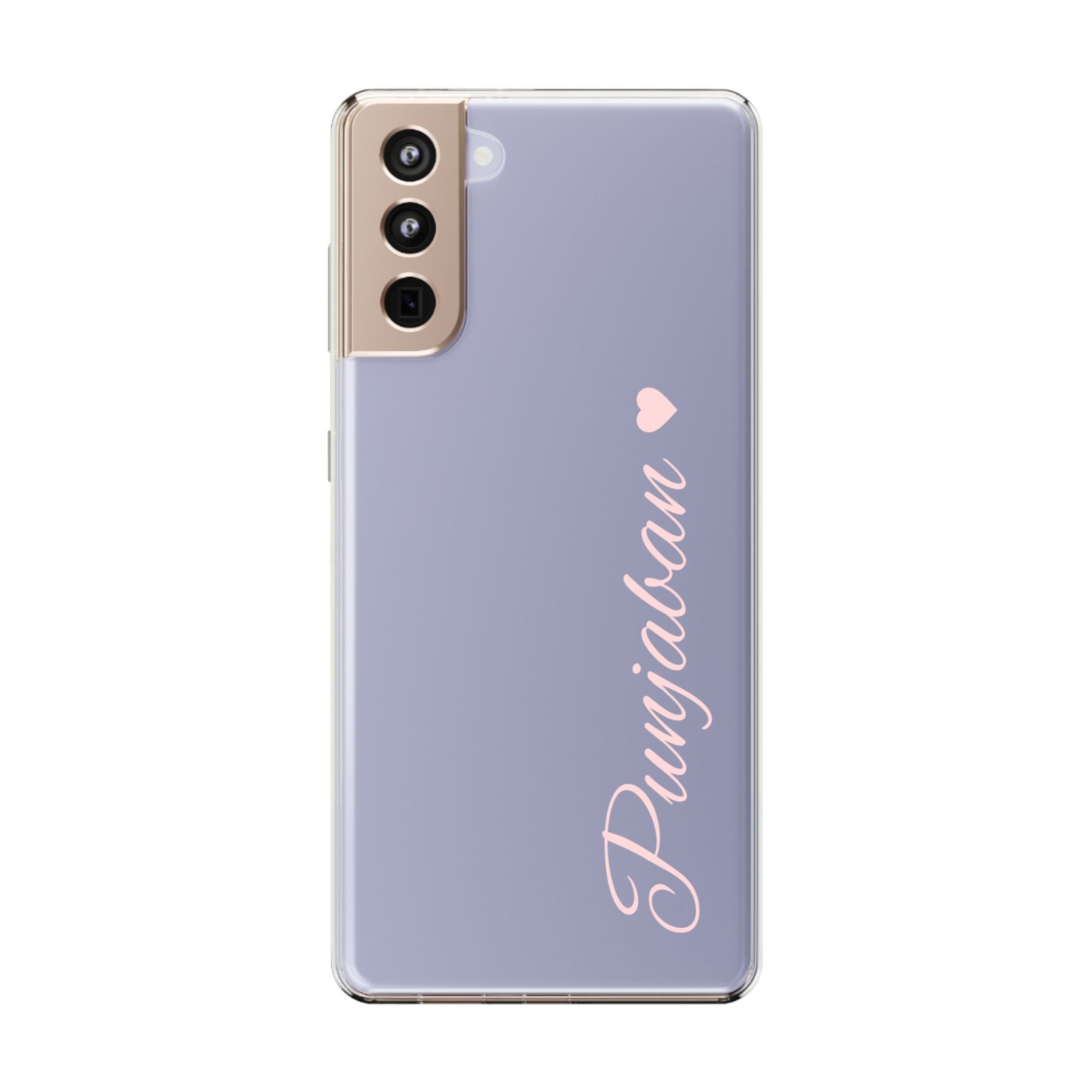 Punjaban clear phone case