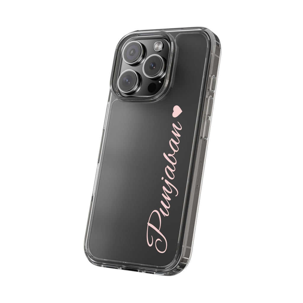 Punjaban clear phone case