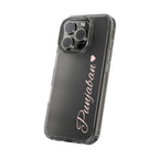 Punjaban clear phone case