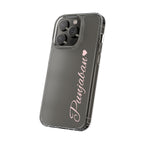 Punjaban clear phone case