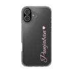 Punjaban clear phone case
