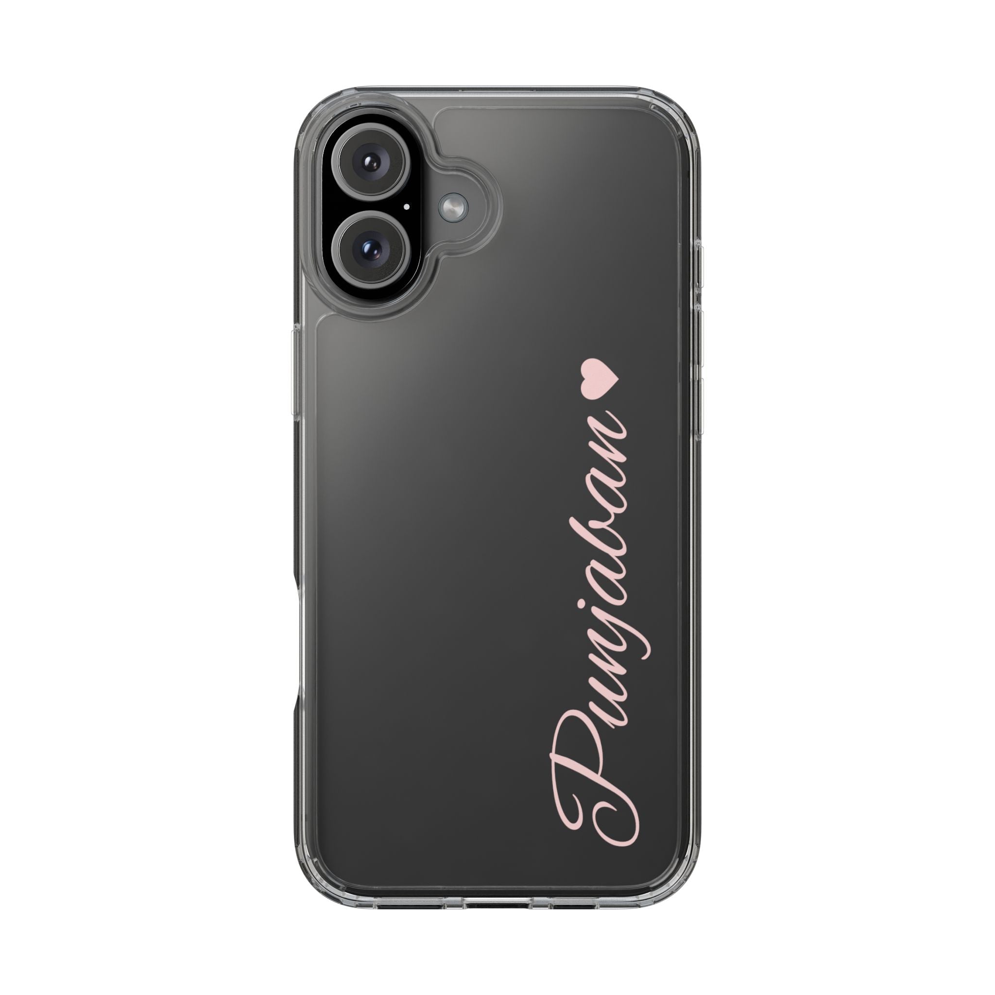 Punjaban clear phone case